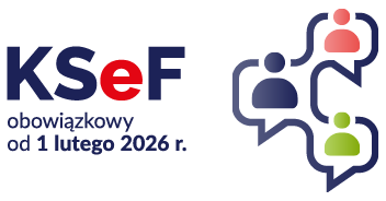 Logo Krajowego Systemu e-Faktur