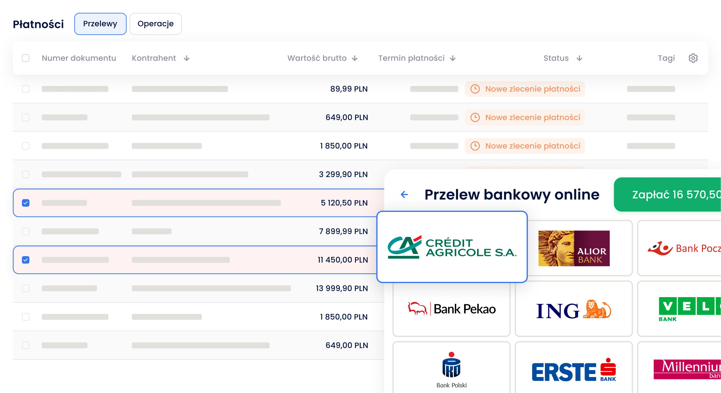Bezpośrednie płatności